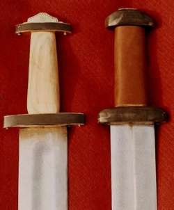 saxon swords sword anglo early armour hilts two regia arms research