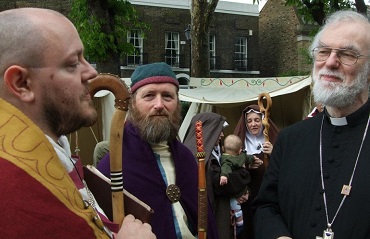 Our “bishops” meets a real archbishop