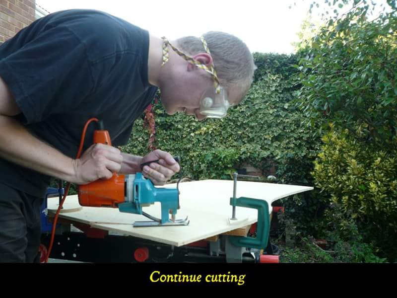 Continue cutting