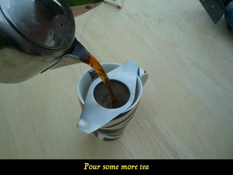 Pour some more tea