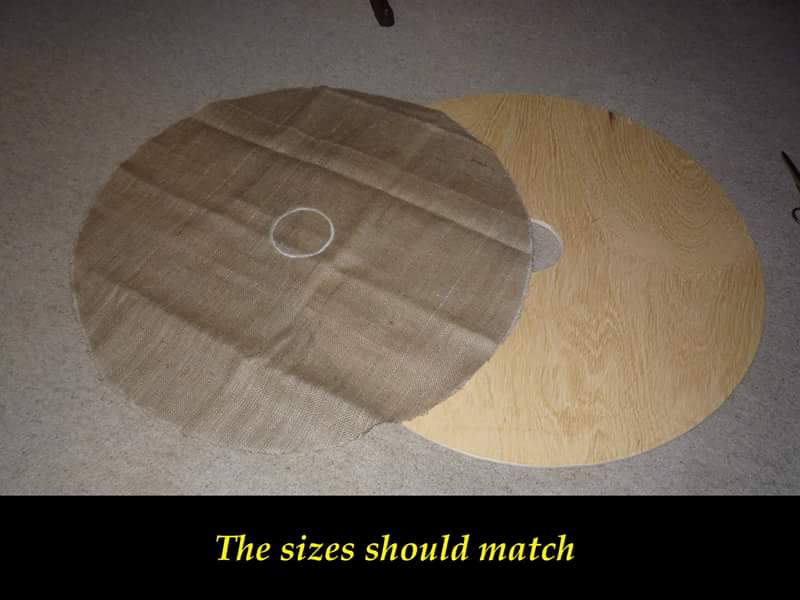 The sizes should match