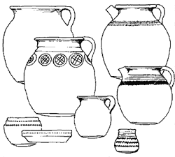 * Drawing of Winchester ware