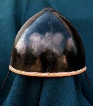 * A Spangenhelm with Nasal and neck guards replica by Ivor Lawton - Dawn of Time Crafts